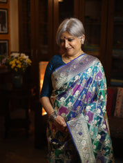 Padmaraga Banarasi Silk Saree - SSPBSS22