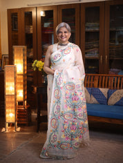 Iraja Muslin Jamdani Saree - SSIMJS07