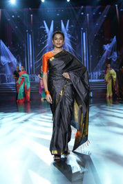 Nocturna Kanjeevaram Silk Saree - SSNKSS33