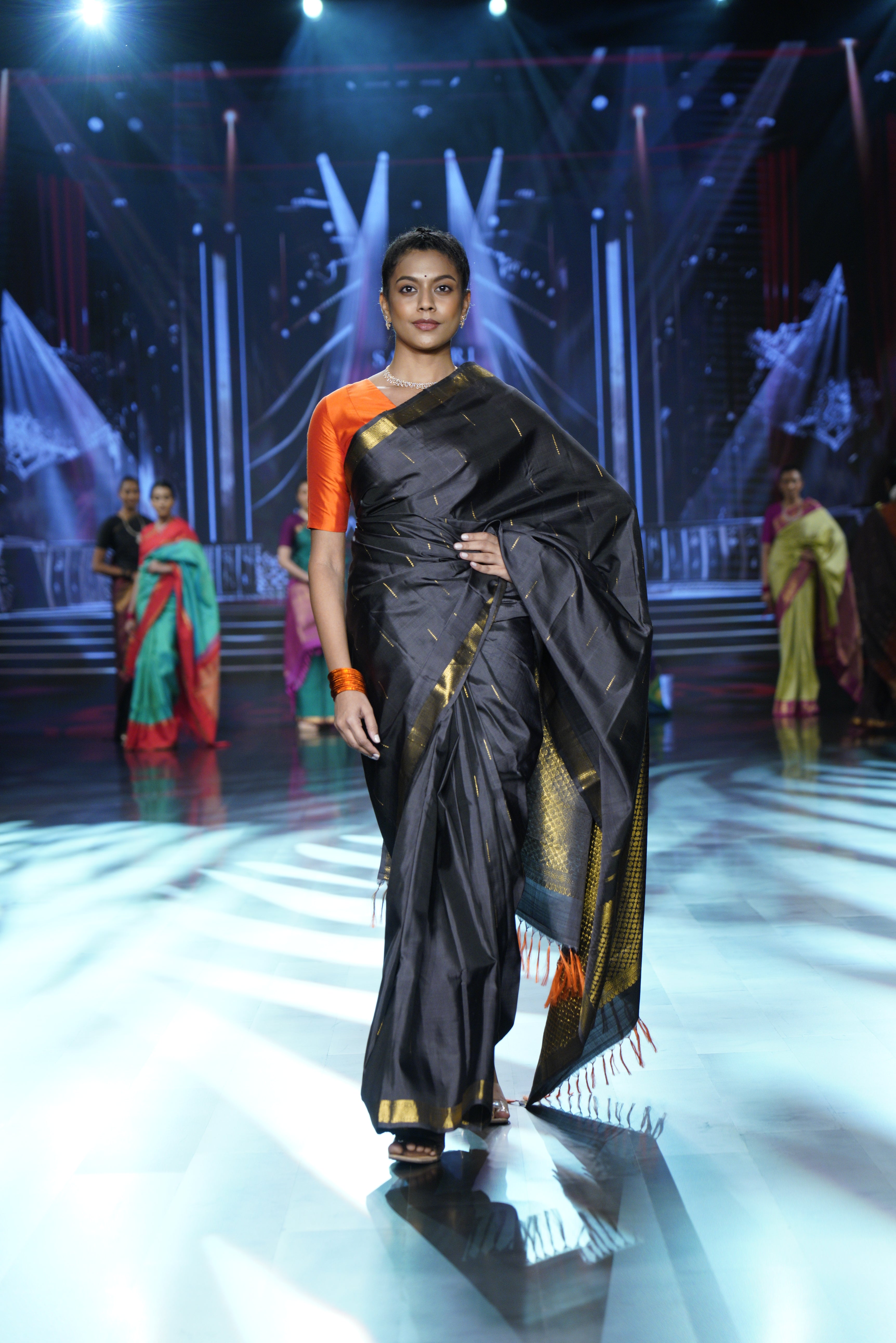 Nocturna Kanjeevaram Silk Saree - SSNKSS33